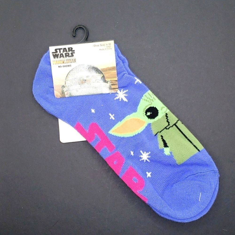 Star Wars Grogu Baby Yoda Jedi Master Ankle Socks